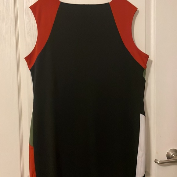 Fall color blocking dress - Picture 4 of 6
